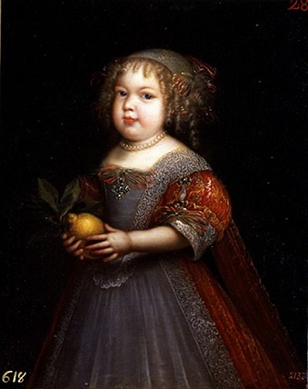 Marie Thérèse de Bourbon, Princess of Conti, 1671 (Jean Nocret) (1615-1672)  Museo Nacional del Prado, Madrid