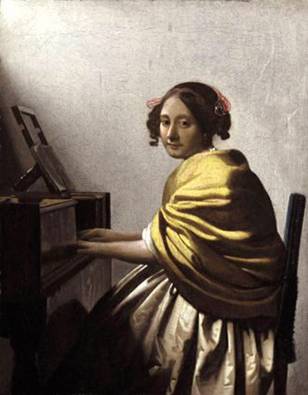 A Woman, ca. 1670-1672 (Johannes Vermeers)      (1632-1675)   The Metropolitan Museum of Art, New York, NY    L.2009.2 