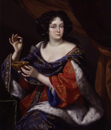Marie Anne Mancini, Duchesse du Bouillon, ca. 1673 (Benedetto Gennari) (1633-1715)   National Portrait Gallery, NPG 623 
