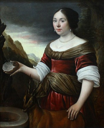 A Woman, 1671  (Anthonie Palaedesz.) (1601-1673) Musée de Grenoble