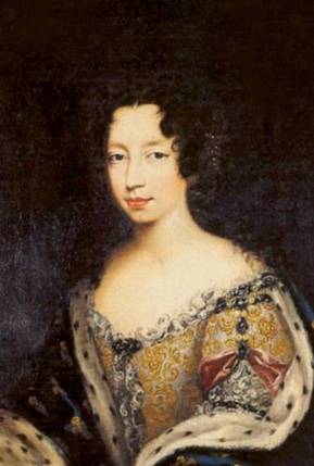 Anne Marie de Orléans, Queen Consort of Sardinia,  ca. 1684 (Unknown Artist)   Alexander Palace, Tsarskoye Selo, St. Petersburg     