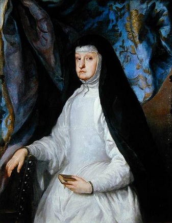 Queen Mother Mariana of Austria, ca. 1685 (Claudio Coello) (1642-1693)   The Bowes Museum, Barnard Castle, Durham, UK,  B.M.32