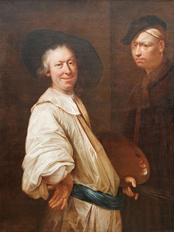 Self-Portait, ca. 1685 (Salomon Adler) (1630-1709)  Szépművészeti Múzeum, Budapest,   Inv. 1986  