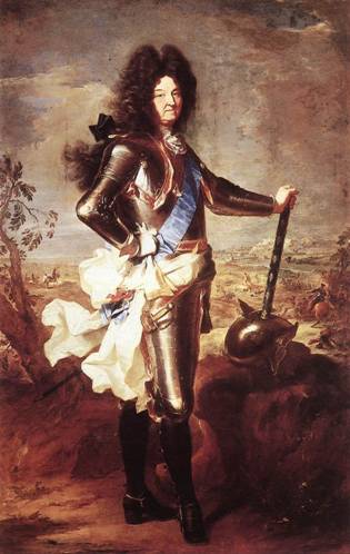 Louis XIV, King of France (Hyacinthe Rigaud) (1659-1743) Musée du Louvre, Paris