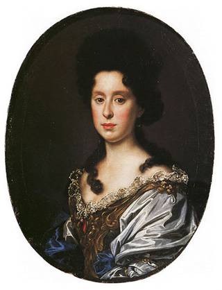 Anna Maria Luisa de Medici, ca. 1691   (Antonio Franchi) (1638-1709) Palazzo Pitti, Florence Inv. 1890, Nr. 2738         