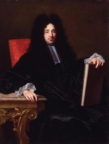 A Man, 1696  (Hyacinthe Rigaud) (1657-1743) Chrysler Museum of Art, Norfolk, VA    77.409