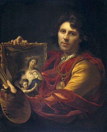 Self-Portrait with his wife Margaretha van Rees, 1699  (Adriaen van der Werff) (1659-1722) Rijksmuseum Amsterdam