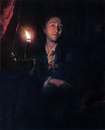  Self-Portrait, 1694 (Godfried Schalken) (1643-1706)  Leamington Spa Art Gallery and Museum, Warwickshire  