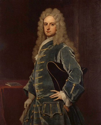 James Craggs the Younger, ca. 1708 (Sir Godfrey Kneller) (1646-1723)   National Portrait Gallery, London, NPG 1134   