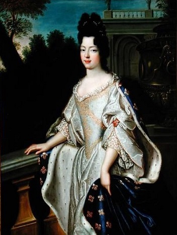 Marie Adélaïde of Savoy, Duchess of Burgundy, ca. 1705 (Unknown Artist)  Galleria Sabaudo, Torino 
