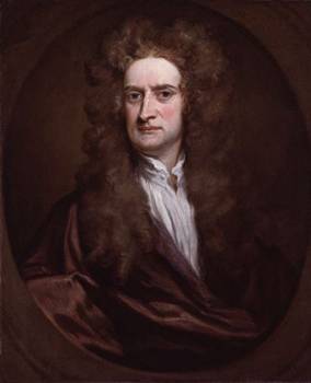 Isaac Newton at 59 years old, ca. 1702 (Sir Godfrey Kneller) (1646-1723)  Location TBD