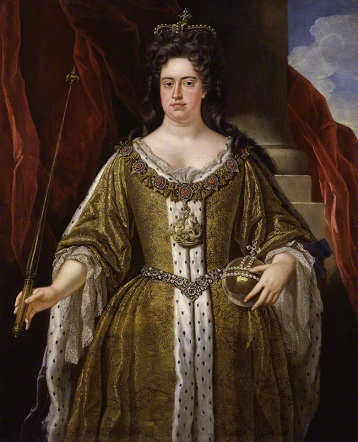 Queen Anne of England, ca. 1702 (studio of John Closterman) (1660-1711)   National Portrait Gallery, NPG 215  