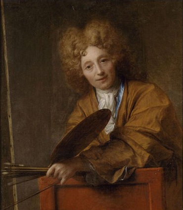 Self-Portrait, 1704 (Jean-Baptiste Santerre) (1658-1717)   Musée National du Château et des Trianons, Versailles
