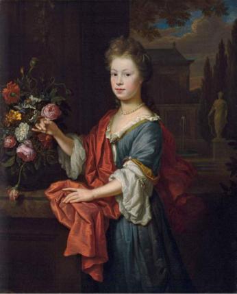 A Young Girl, 1704 (Thomas van der Wilt) (1659-1733)   The Weiss Gallery, London