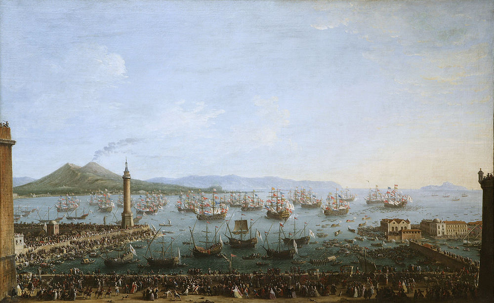 Departure of Charles III from Naples, 1759 October 6th