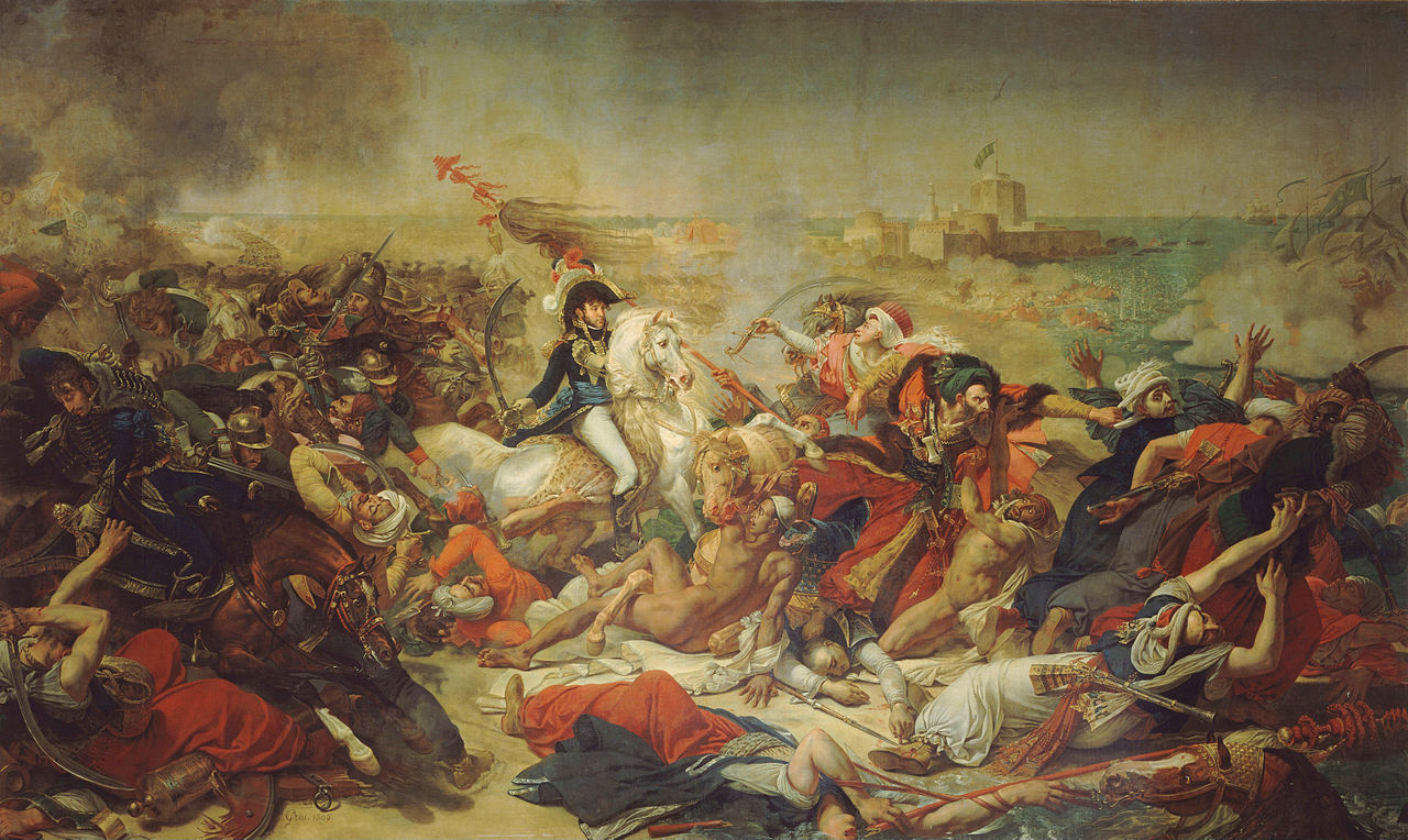 Bataille de Aboukir, July 25th, 1799, by Antoine-Jean Gros (1771-1835),  painted in 1806, Château de Versailles