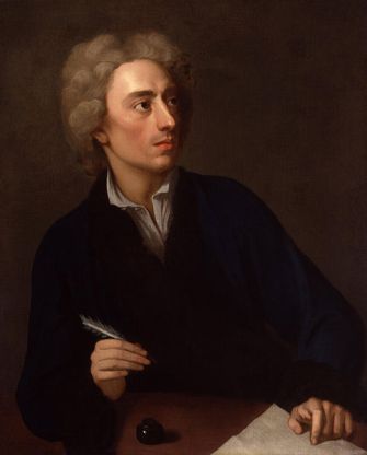 Alexander Pope, 1727   (Michael Dahl) (1659-1743)  National Portrait Gallery, London    NPG 4132 