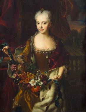 Archduchess Maria Anna of Austria, 1727  (Andreas Moller) (??-??)   Kunsthistorishes Museum, Wien     Inv.-Nr. GG_2073 