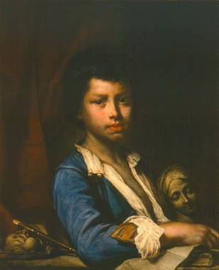 A Young Artist,  ca. 1735  (Giuseppe Ghislandi) (1655-1743) University of Arizona Museum of Art, Tuscon    Kress Collection 1961.013.017 