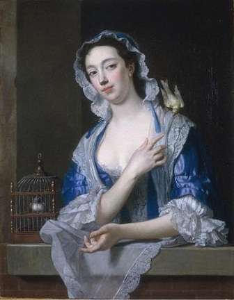 Margaret "Peg" Woffington, ca. 1738 (attributed to Jean-Baptiste van Loo) (1684-1745)   Victoria and Albert Museum, London,  601-1882 