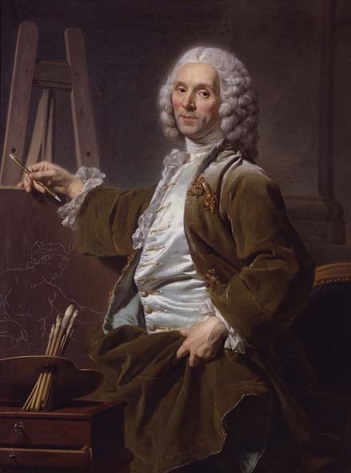 Hyacinthe Collin de Vermont, ca. 1743 (Alexander Roslin) (1718-1793) Musée National du Château et des Trianons, Versailles  