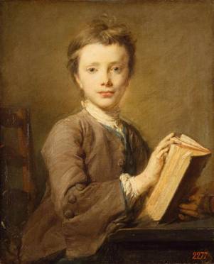 A Boy,  ca. 1744 (Jean-Baptiste Perroneau) (1715-1783)   State Hermitage Museum, St. Petersburg