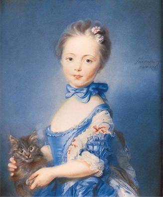 A Girl, ca. 1745 (Jean-Baptiste Perronneau) (1715-1783)   The National Gallery, London 