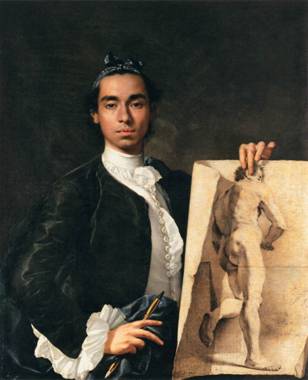 Self-Portrait, ca. 1746  (Luis Melendez) (1716-1780)   Musée du Louvre, Paris 