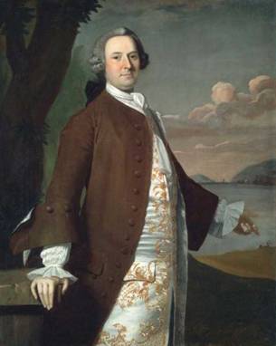 Isaac Winslow,  ca. 1748  (Robert Feke) (1707-1752)  Museum of Fine Arts, Boston    42.42.4  