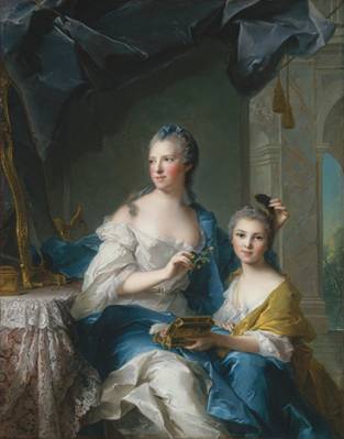 Madame Marsollier and her Daughter, ca. 1749  (Jean-Marc Nattier) (1685-1766)    The Metropolitan Museum of Art, New York, NY    45.172  