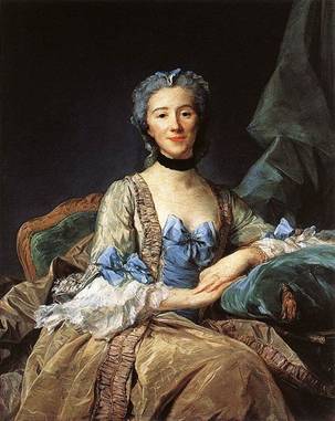 Madame de Sorquainville, ca. 1749  (Jean-Baptiste Perronneau)  (1715-1783)    Musée du Louvre, Paris 