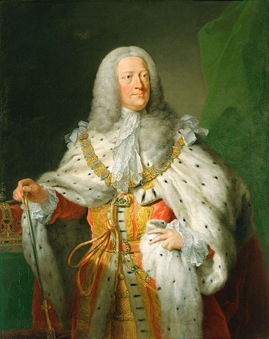 George II, King of England, ca. 1755 (John Shackleton) (??-1767)  Royal Collection, UK,  405310 