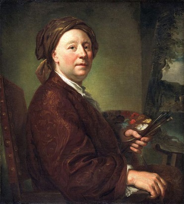 Richard Wilson, 1752 (Anton Raphael Mengs) (1727-1779) Amgueddfa Genedlaethol Caerdydd   