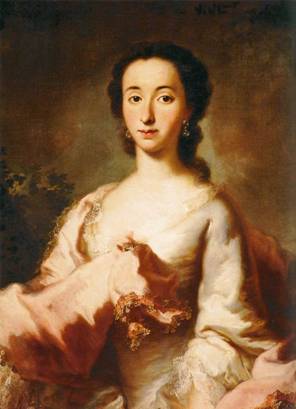 Maria Rosa Walburga von Soyer, ca. 1750  (George de Marees) (1697-1776)   Museo Thyssen-Bornemisza, Madrid 