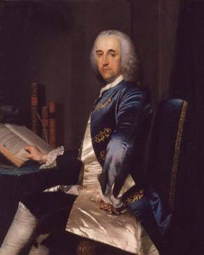 Sir Thomas Robinson, 1st Bt, ca. 1750  (Frans van der Mijn) (1719-1793)   National Portrait Gallery, London    NPG 5275