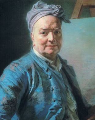 Louis de Silvestre, ca. 1753  (Maurice Quentin de la Tour) (1704-1788)   Location TBD 