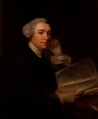 David Garrick, ca. 1752-1755 (Benjamin Wilson) (1721-1788) National Portrait Gallery, London    NPG 6249  