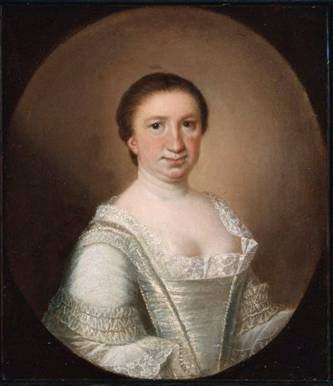 Mrs. Lionel Chalmers (Martha Logan),  1756  (Jeremiah Theüs) (1716-1774)    Museum of Fine Arts, Boston    47.1545 