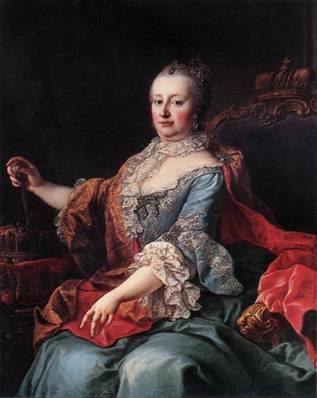 Maria Theresa, ca. 1758 (Martin van Meytens) (1695-1770)  Akademie der bildenden Künste Wien 