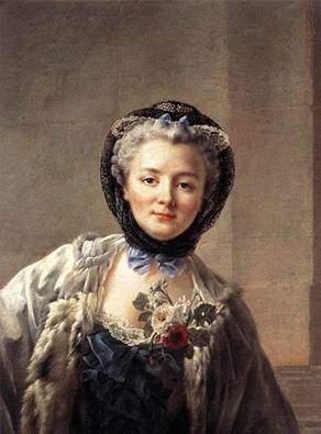 Madame Drouais (the artists wife), ca. 1758  (François-Hubert Drouais) (1727-1775)   Musée du Louvre, Paris   RF 1942-19 