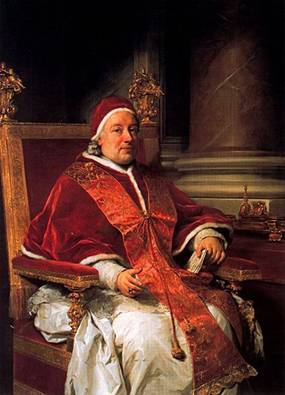 Pope Clement XIII Rezzonico, ca. 1758  (Anton Mengs) (1728-1779) Pinacoteca Nazionale di Bologna  