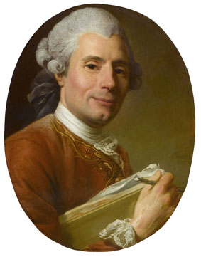 Joseph Marie Vien, 1757 (Alexander Roslin) (1718-1793)   Musée du Château et des Trianons, Versailles 