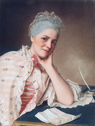 Mademoiselle Louise Jacquet, ca. 1750  (Jean-Étienne Liotard) (1702-1789) Sothebys Sale, PF 1209, Lot 57 