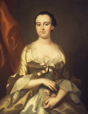 Mrs. William Allen, ca. 1756 (John Wollaston) (1710-1775) Brooklyn Museum, New York    24.81   