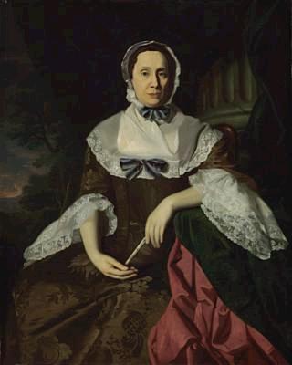 Mrs. John Barrett, ca. 1758  (John Singleton Copley) (1738-1815) The Nelson-Atkins Museum of Art, Kansas, City, MO    KC F77-1