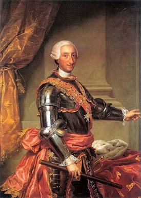 Charles III, King of Spain, ca. 1761    (Anton Mengs)  (1728-1779)   Museo Nacional del Prado, Madrid     