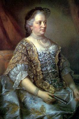Maria Theresa of Austria, ca. 1762  (Jean Etienne Liotard)  (1702-1789)  Location TBD   