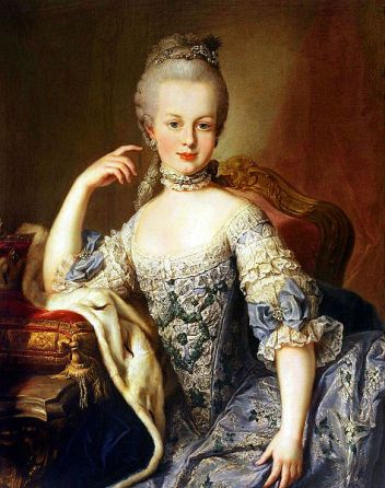 Marie Antoinette, ca. 1767-68 (Martin van Meytens) (1695-1770) Schloß Schönbrunn, Wien 