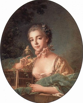 The Artists Daughter, ca. 1760 (François Boucher) (1703-1770)  Musée Cognacq-Jay, Paris   