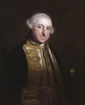 Admiral Edward Boscawan, ca. 1775 (Sir Joshua Reynolds) (1723-1792)    National Portrait Gallery, London,   NPG  5302  